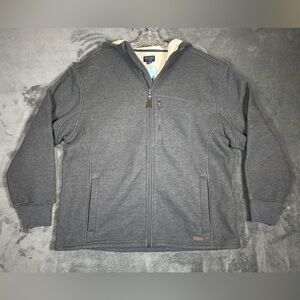 NWT Smith’s Workwear Sherpa Bonded Thermal‎ Full Zip Hoodie Gray Men’s Size XL
